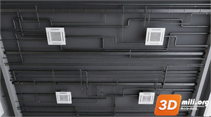 Ceiling Decoration Skp Files